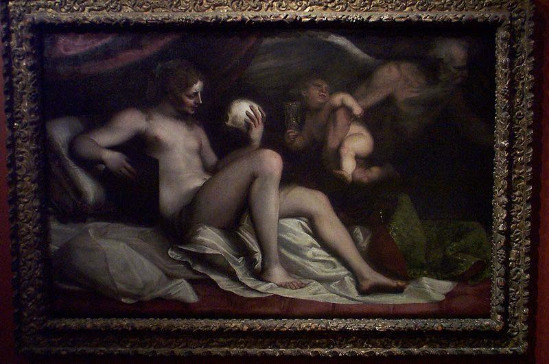 Luca Cambiaso Vanity of Earthly Love oil painting image
